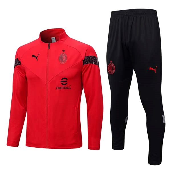 Giacca AC Milan 22/23 Rosso Nero